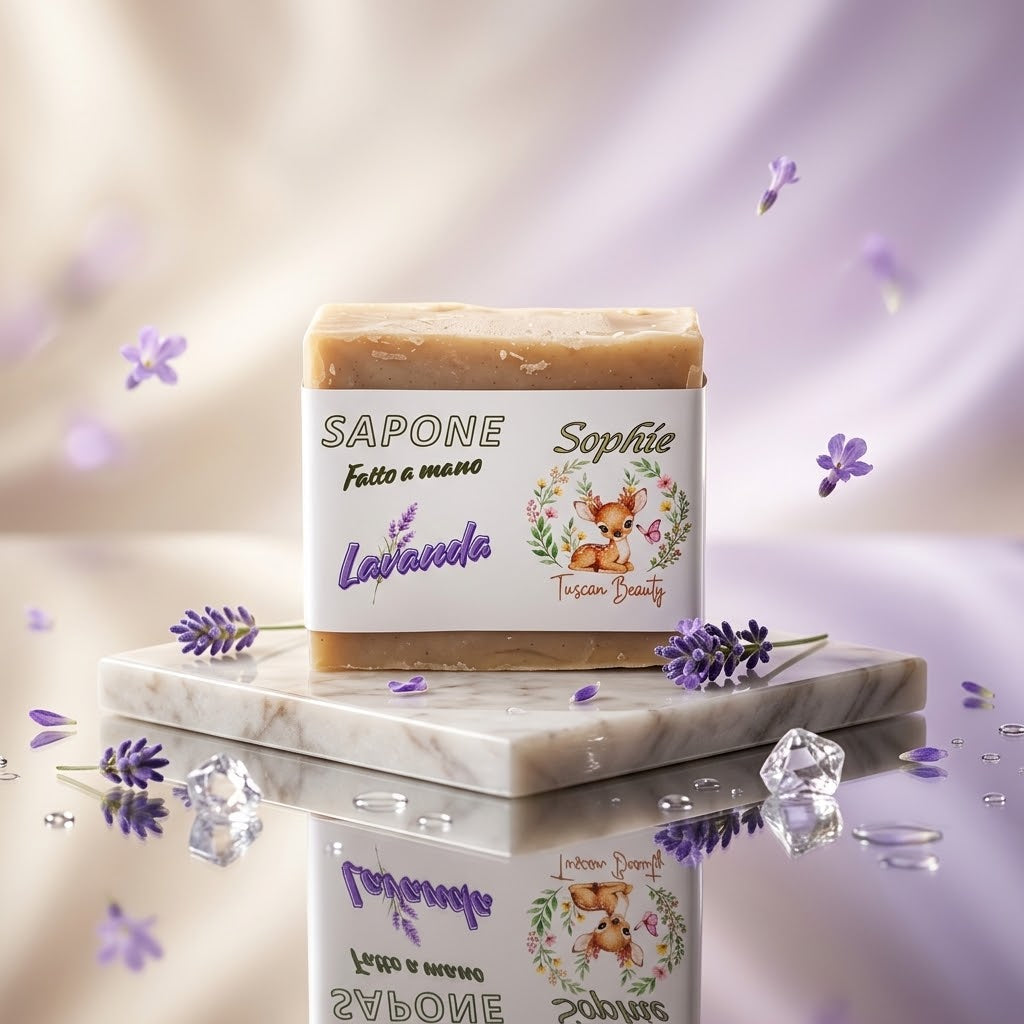 Sapone fatto a mano alla Lavanda - Sophie Tuscan Beauty