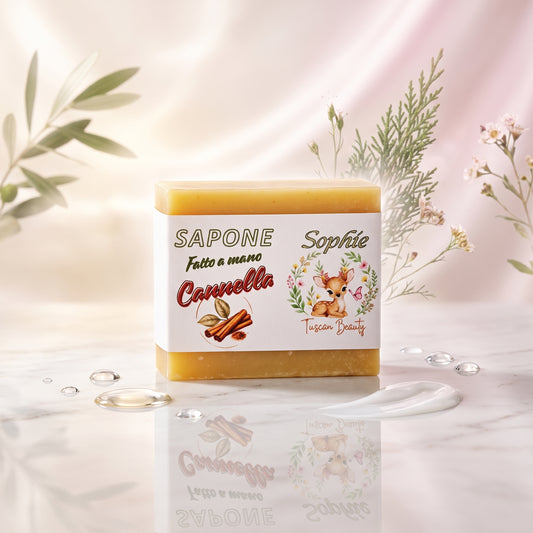 Sapone fatto a mano alla Cannella - Sophie Tuscan Beauty